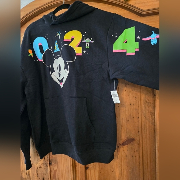 Disney Black Hoodie with Colorful Print - Picture 2 of 9